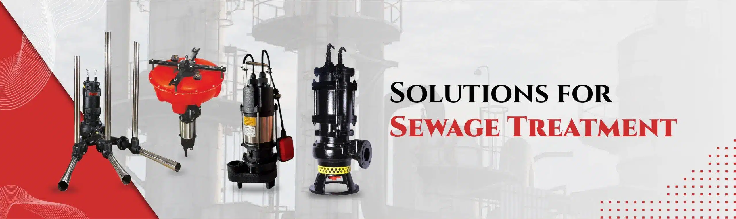 sewage treatment products in india